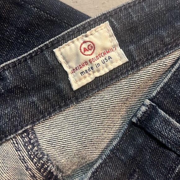 Size 25 Adriano Goldschmidt Cigarette Leg Patchwork - Picture 4 of 6